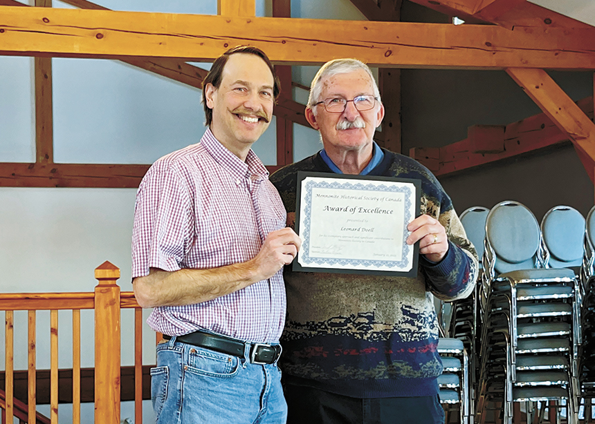 Saskatchewan historian receives award