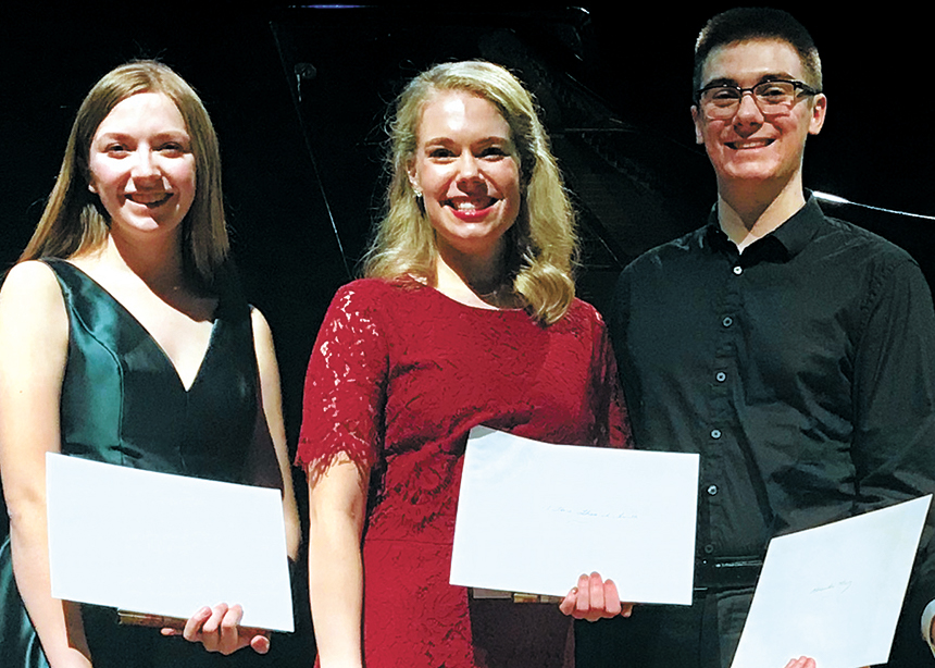 Westgate student, alumni win music scholarships