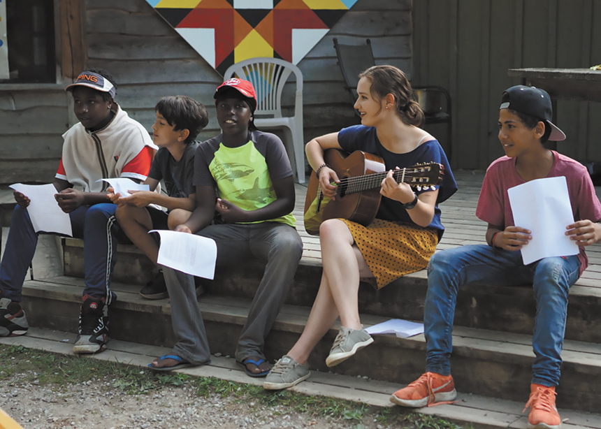 Rhythm and Song Camp breaks into rap