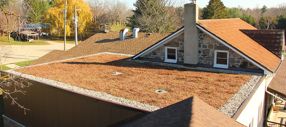 Camp installs ‘green’ roof