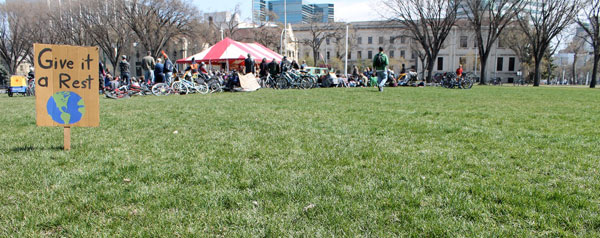 Earth Day tent revival