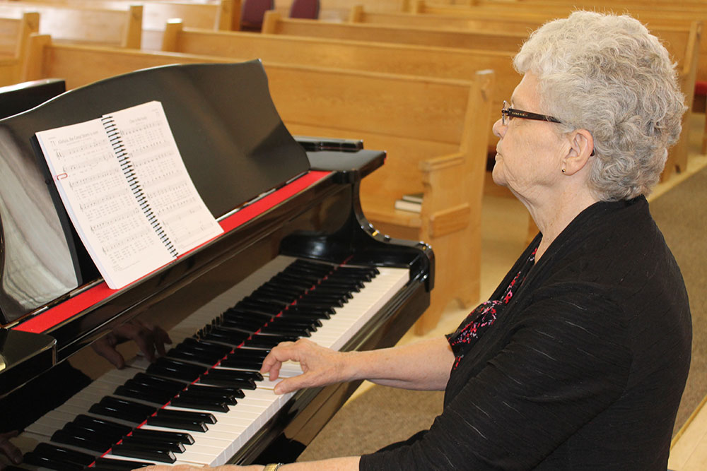 Pianist dedicated her hands to God