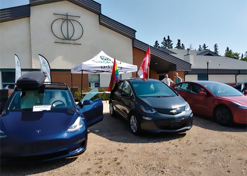 Mennonite church hosts electric vehicle showcase