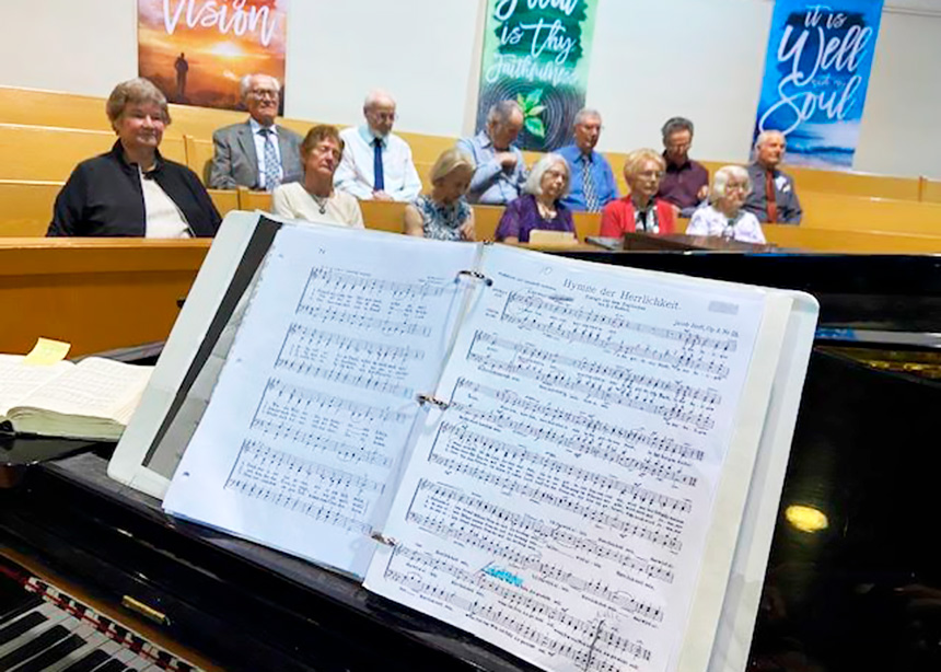 Last German service held at St. Catharines United Mennonite