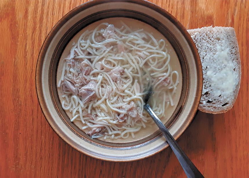 Grandma’s chicken noodle soup