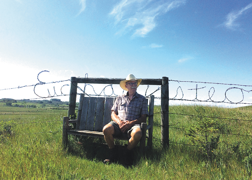 A perfect spot for gratitude…on the farm