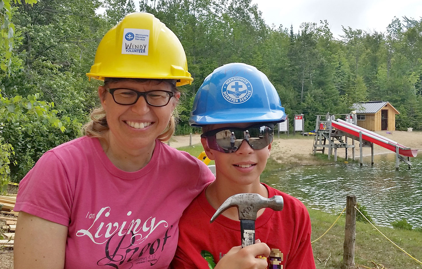 MDS builds at Silver Lake Mennonite Camp