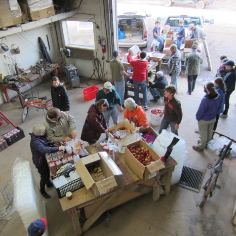 Growing apples to feed hungry people