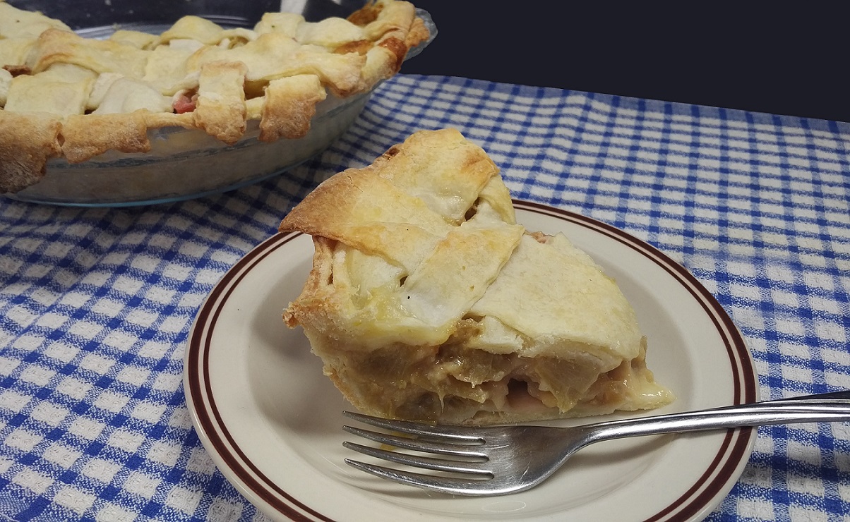 Tim’s rhubarb pie