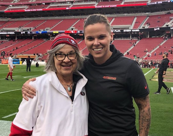 Watch: Katie Sowers is making Super Bowl history