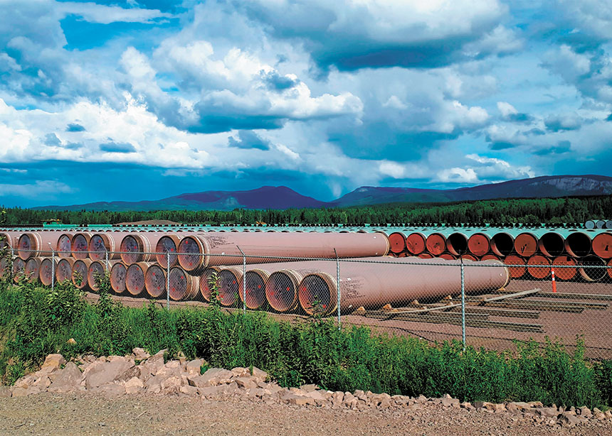 Protesting pipelines in British Columbia