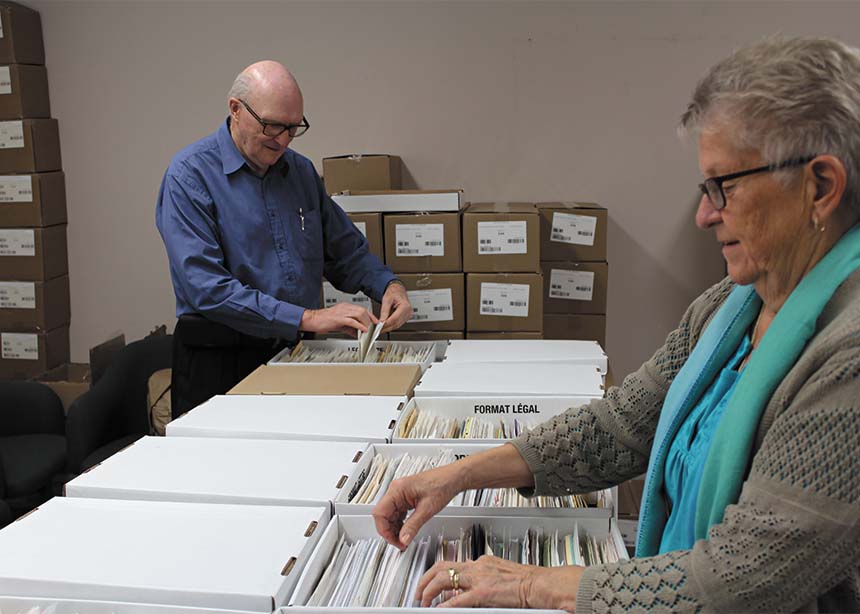 Retired church workers archive MC Canada history