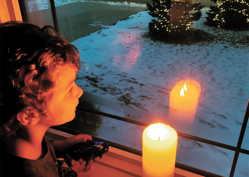 Candles of care for health-care workers