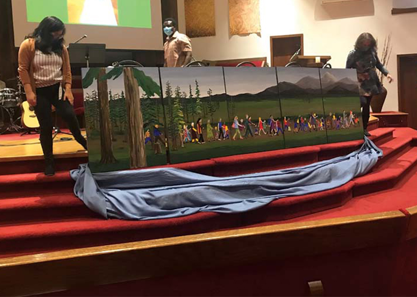 Art project brings congregation together