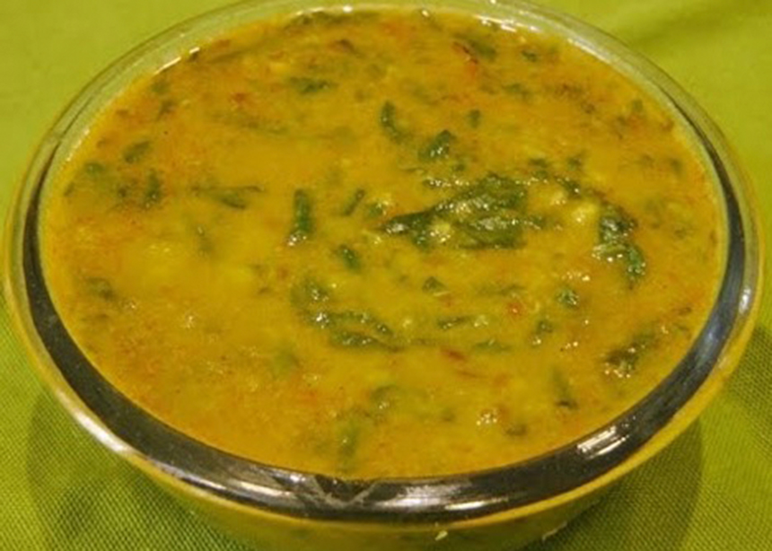 Ashisha’s spinach lentil soup