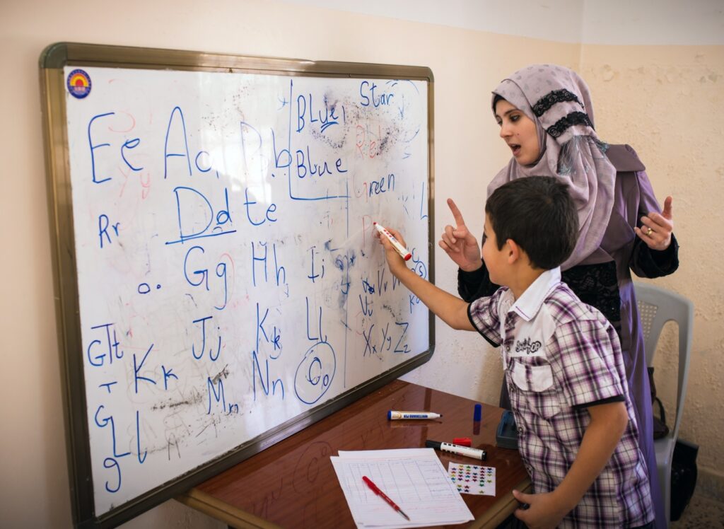 Refugee education in Jordan June 2014