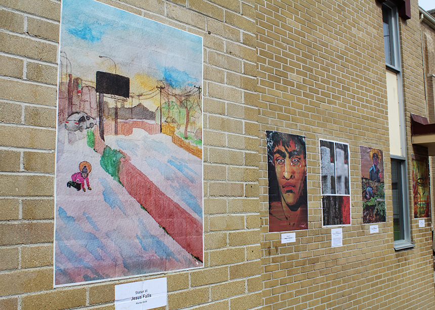 Local artists make Stations of the Cross public