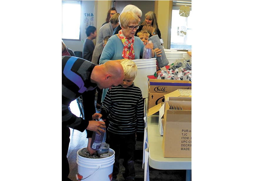 Eigenheim Mennonite fills MCC Buckets of Thanks